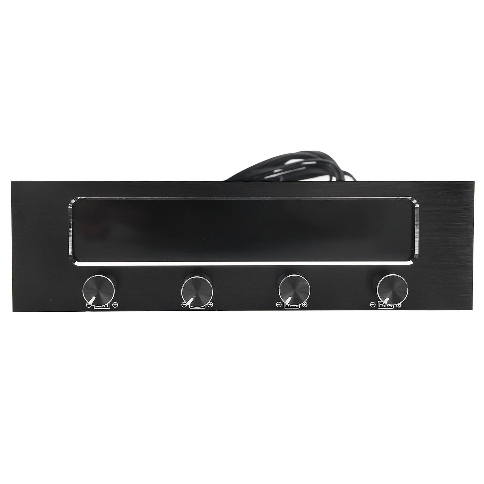 CPU Fan Controller Fan Controller STW‑6041 Fan Controller for Computer CPU Multifunctional 4-Channel Front Panel LCD Display