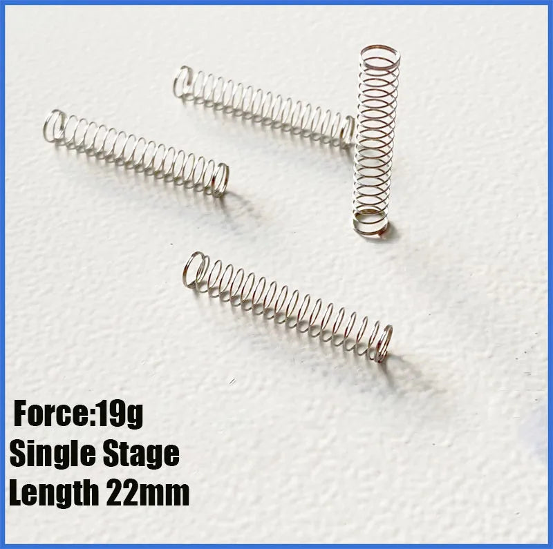 19g 23g 25g Mechanical Keyboard Linear Mx Switch Spring Three Single Stage 22mm Custom Gaming Repair Powerless Spring Gateron