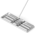 Metal Lawn Levelling Rake, Lawn Rake with Ergonomic Handle, Leveling Sand Soil, Rake Surface Leveler, Lawn Tool