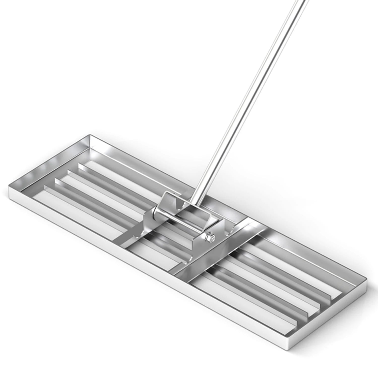 Metal Lawn Levelling Rake, Lawn Rake with Ergonomic Handle, Leveling Sand Soil, Rake Surface Leveler, Lawn Tool