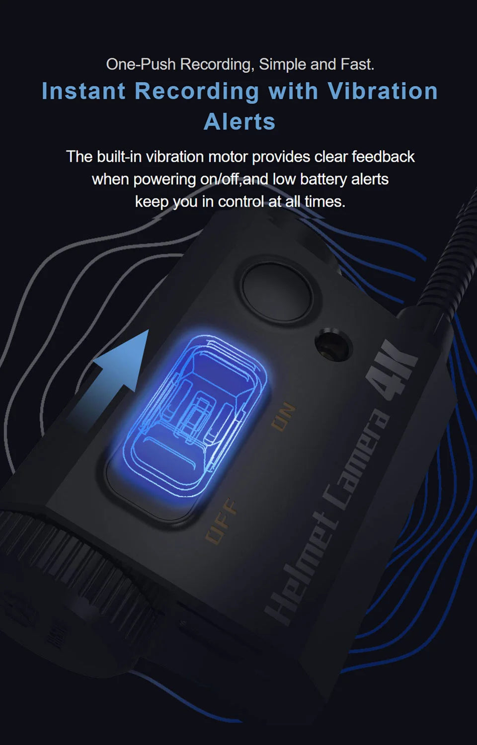 RunCam Helmet Camera 4K Face Mask Recorder Airsoft Recording Long Battery Life 1920*1080 60fps Built-in Wifi