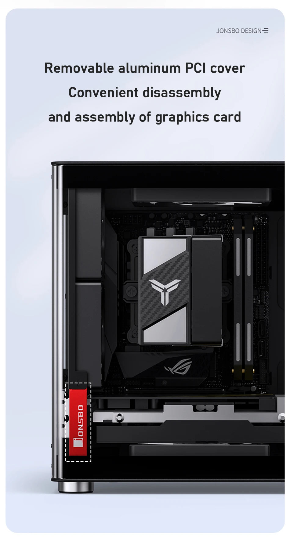 Jonsbo TK-0 ITX Sea View Room Case Separated Cabinet Dual-Curved Glass Aluminum Solid Walnut Wood Compact Desktop Chassis