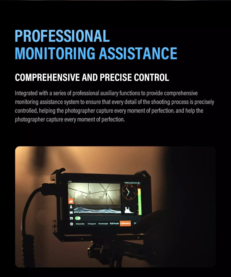 Viltrox DC-X3 DC-X2 4K Monitor Touch Screen Touch Screen Profissional 1080P Photographic HD FHD Portable Camera Monitor