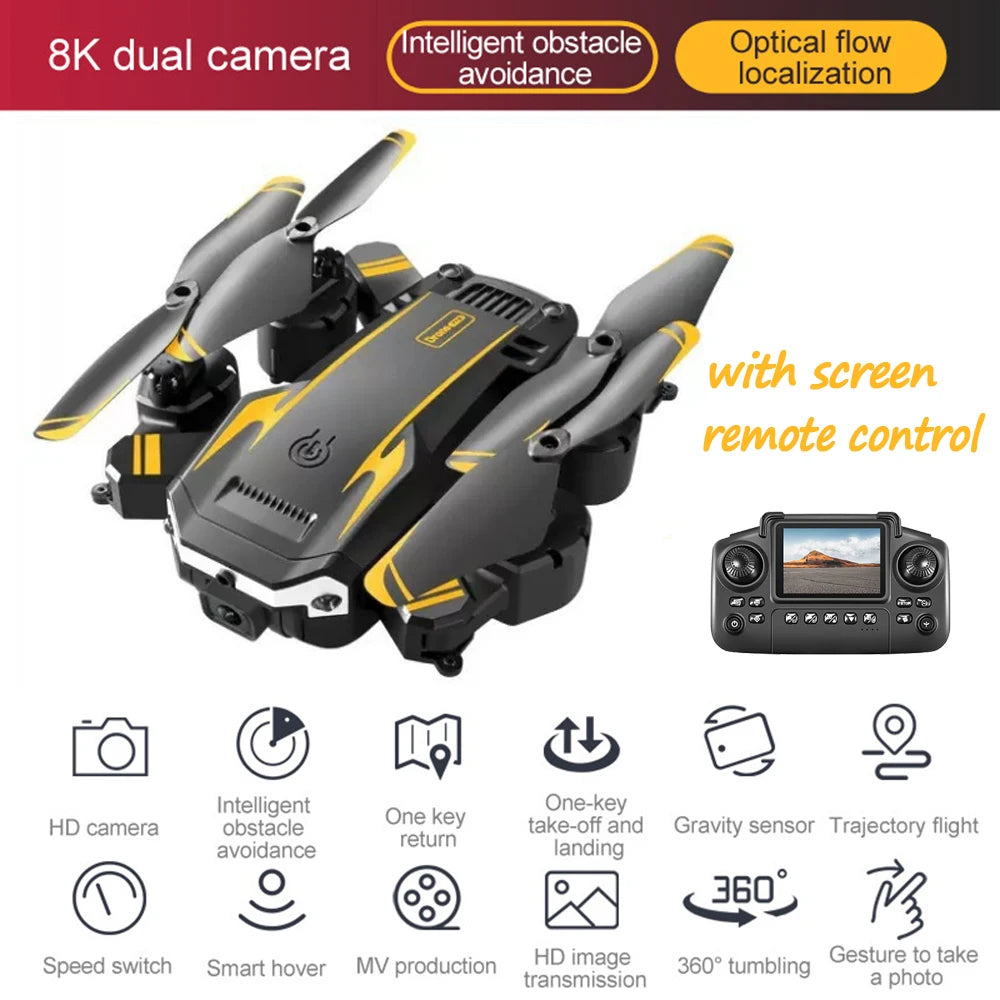 2026New origina S6 Drones Professional 8K HD Camera 5G GPS Obstacle Avoidance RC Helicopter Brushless With Screen Remote Control