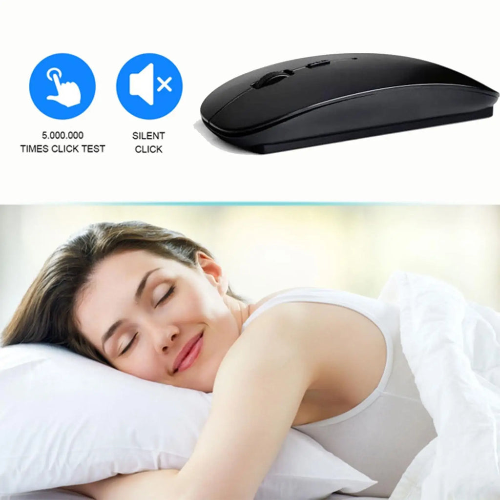 Wireless Mouse Bluetooth 5.0 Mouse Wireless Computer Silent Mice No Usb Adopter Ergonomic Mouse Optical Mice For Pc I V3r9