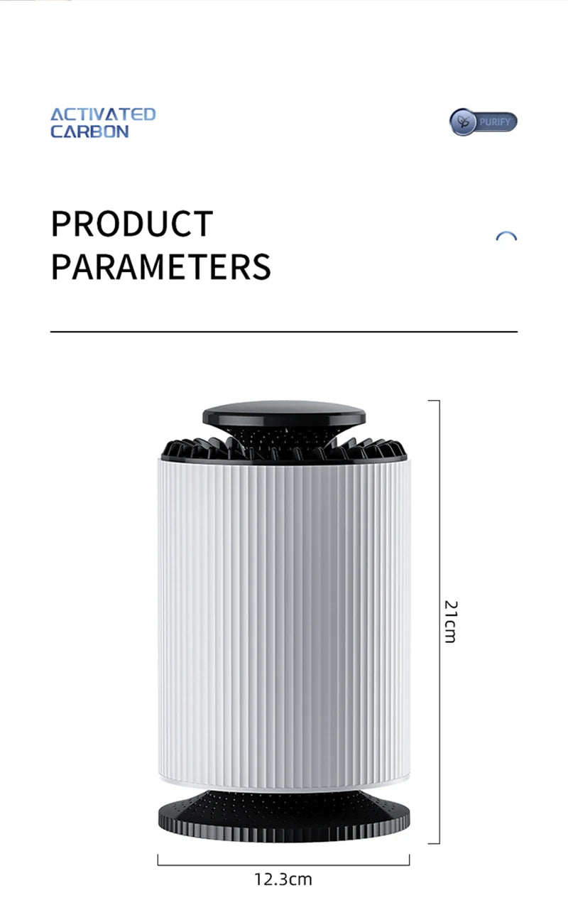 New Air Purifier For Removing Second-hand Smoke Mother And Baby Grade Pet Air Purifier Small Appliances Activated Carbon Filter