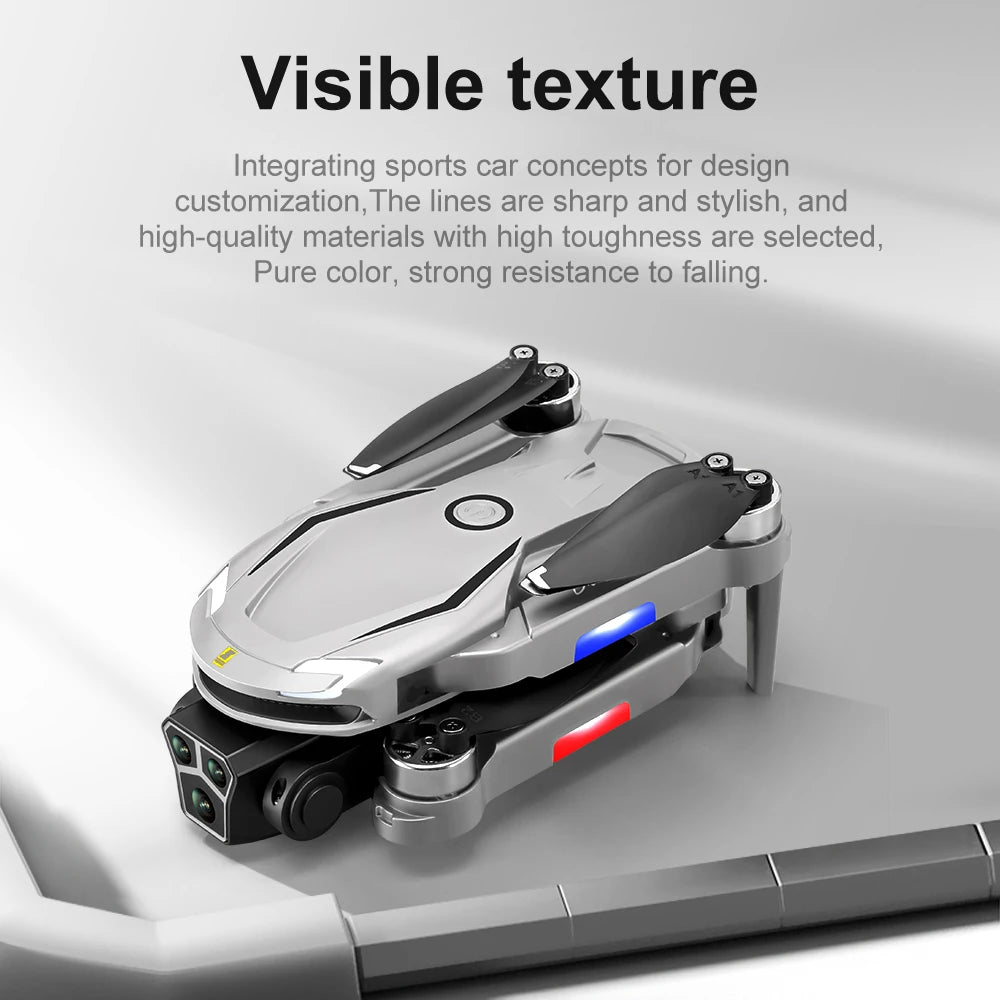 Original V888 4K Drone Three Camera HD Aerial Photography WIFI 5G Optical Localization Four-way Obstacle Avoidance New Dron
