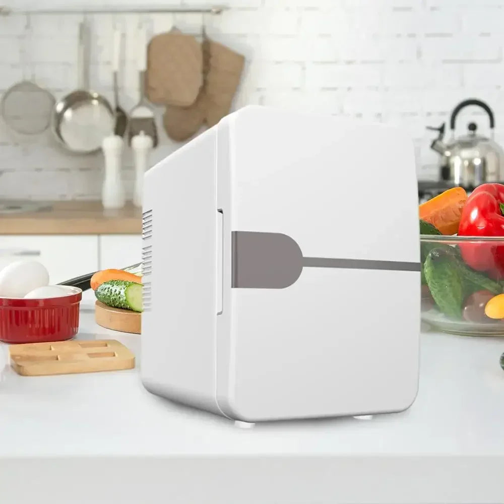 6L Car Mini Fridge Beauty Cosmetics Mask Makeup Skincare Refrigerator Semiconductor USB Heated Cooling Dormitory Refrigerator