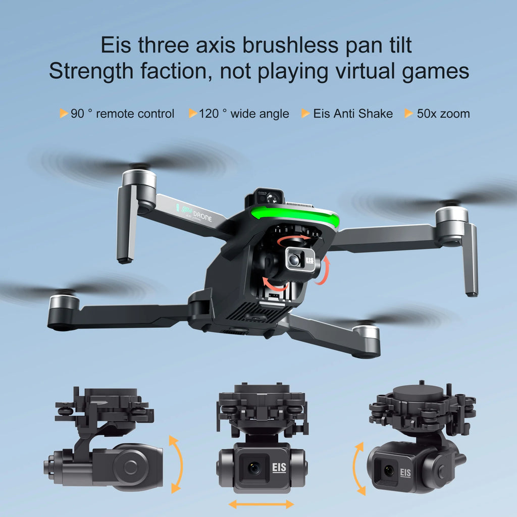 2024 NewS155 Drone With 8K Camera A22 360° Laser Obstacle Avoidance 5G Digital Image Transmission PTZ Anti-Shake EIS Camera FPV