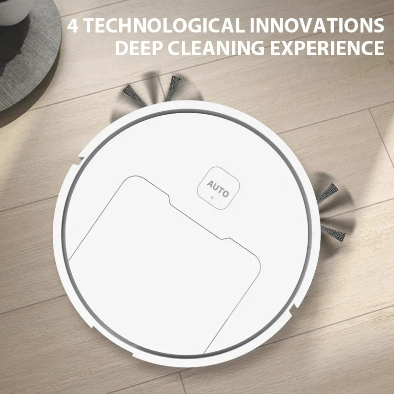 New Wireless Smart Robot Vacuum Cleaner, Multifunctional for Super Quiet Vacuuming Mopping and Humidifying Home Use