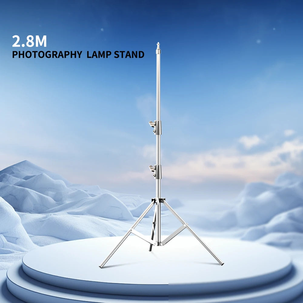 Photographic Equipment Professional Stainless Steel 2.6-3.3m Heavy Duty Light C Stand Studio Softbox Heavy Duty Tripod Carrybag