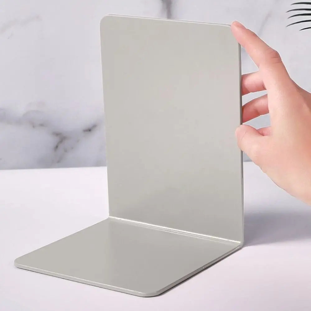 Desktop Organizer L-shaped Desk Bookends Durable Display Book Stand Simple INS Book Support Rack Minimalism