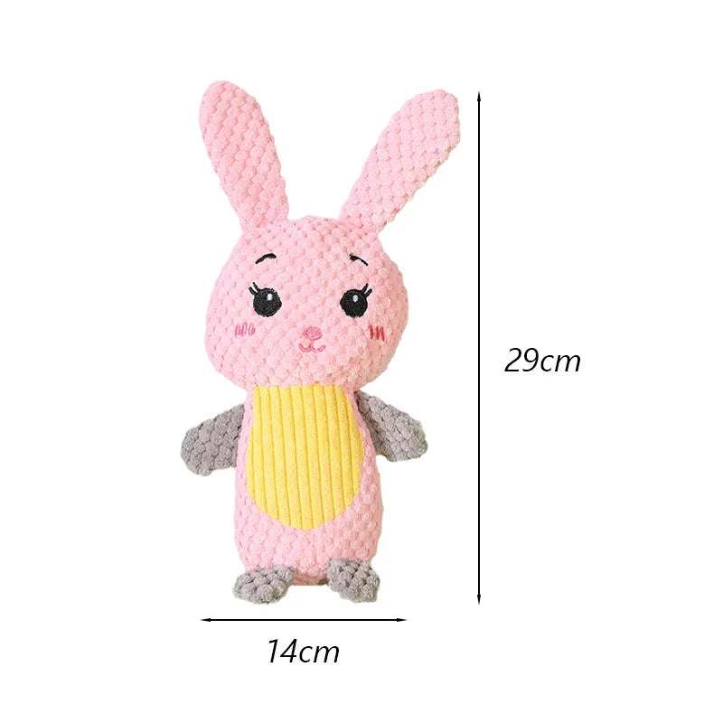 Cute Animals Plush Pet Toys for Small Dogs Squeaky Puppy Dog Chew Toy Clean Teeth mascotas Accessories Stuffed Shih Tzu Products