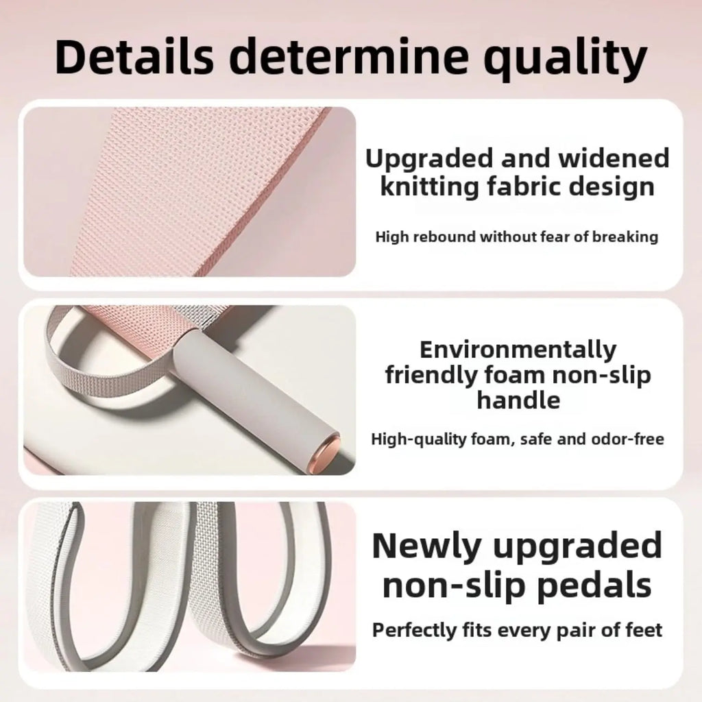 Yoga Resistance Band Anti-Broken Elastic Sit Up Pull Rope for Strength Training Portable Unisex Resistance Exercise Bands