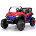 2-Seater Children's Car with 2.4G Remote Control, 12 V Children's UTV with Music and Headlight, Electric Car 2-4 km/h