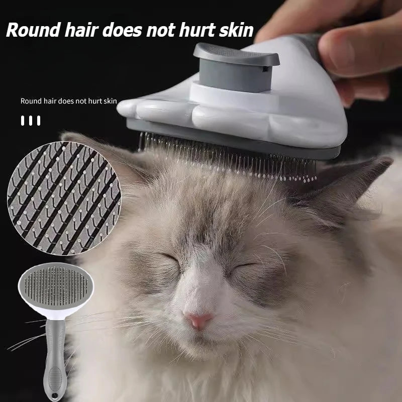 Pet Hair Remover Dog Brush Cat Comb Animal Grooming Tools Dogs Accessories Cat Pet Supplies Stainless Steel Beauty Massage Comb