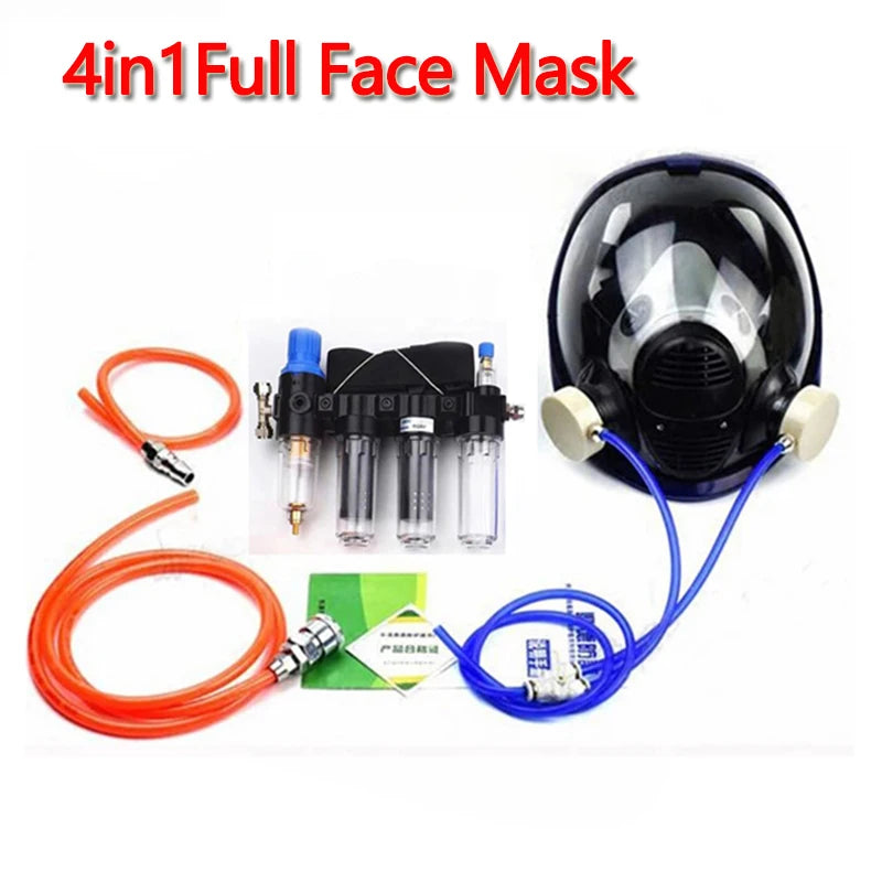 High quality Functional Air-Supply Industrial Respirator System 6800 Air-Supply Full-Face Mask protection work Gas MaskFull mask