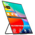 15.6 Inch FHD Dual Screen Extend LCD 1080P Monitor Portable Foldable Laptop Smart Gaming Triple Screen Display Computer Monitor