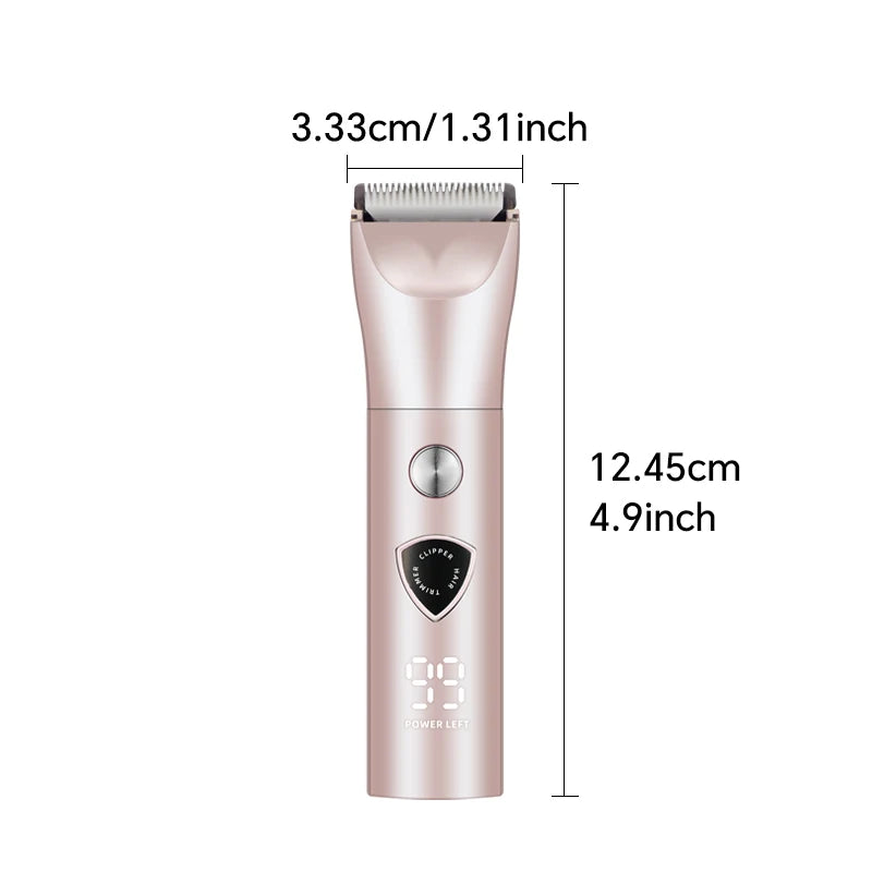 5-in-1 electric hair removal device, USB rechargeable, LED digital display