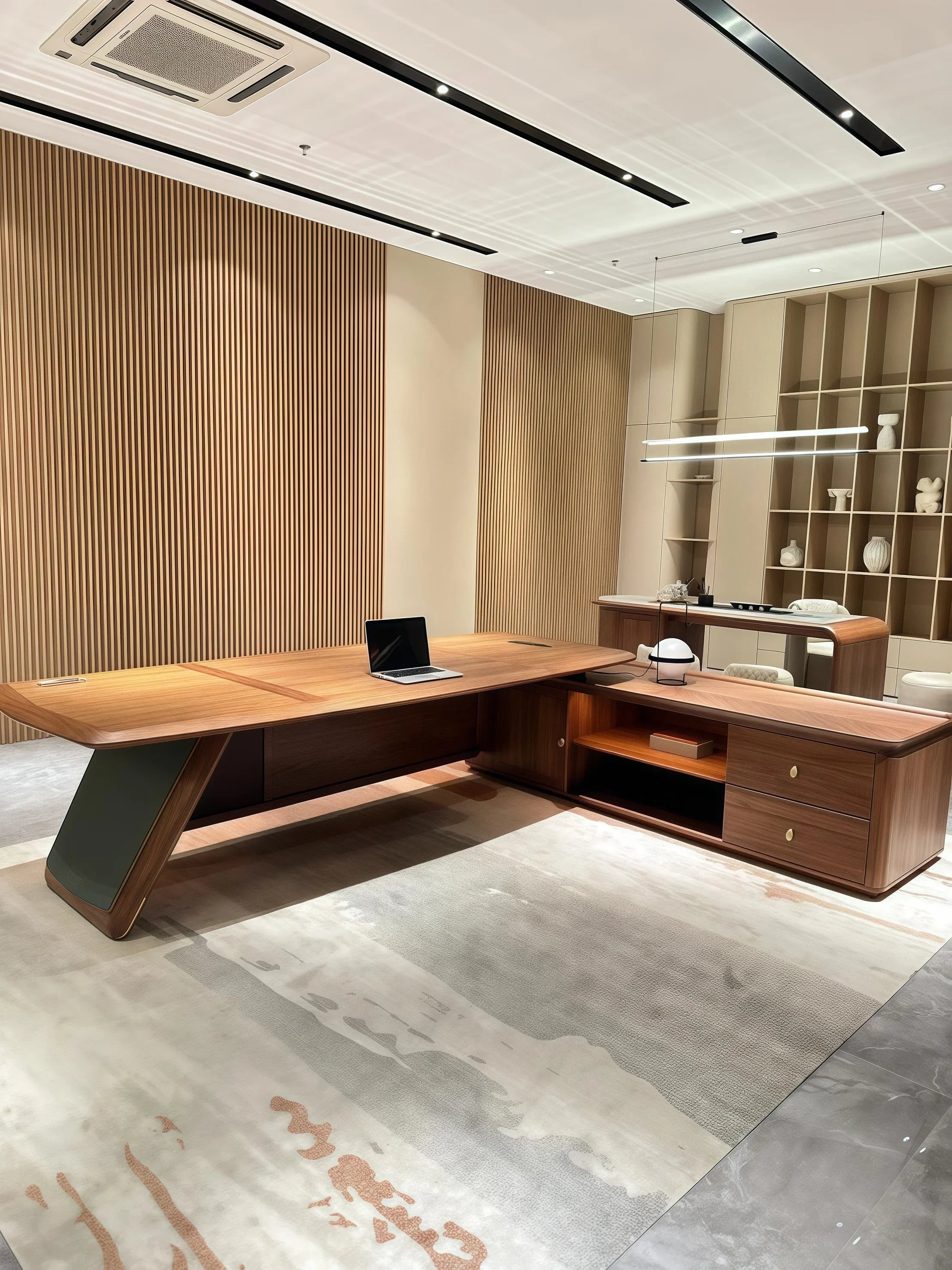 Storage Desktop Office Desk Writing Designer Height Organizer Office Desk Wooden Modern Luxury Mesa De Escritorio Furniture