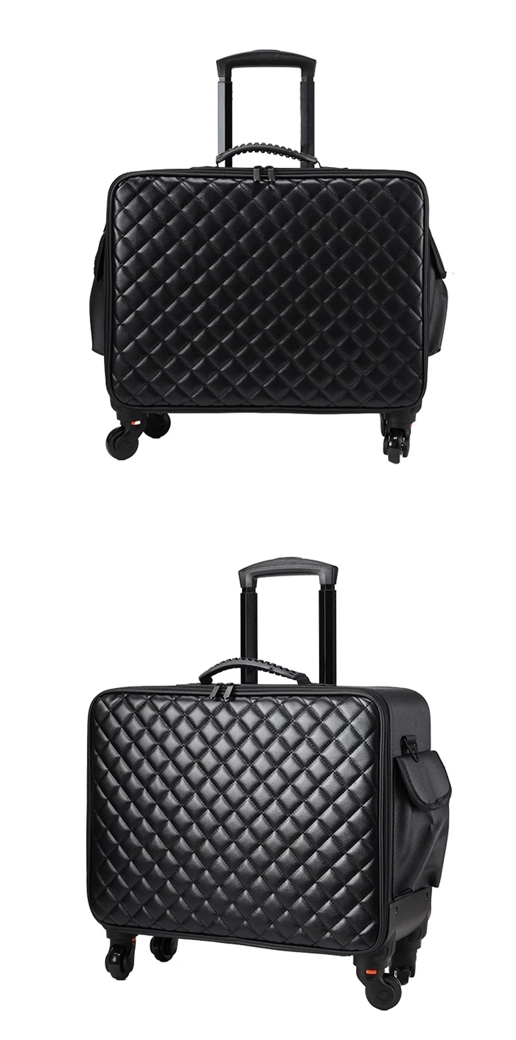 Travel Makeup Artist Bag Luggage Cosmetic Brush Storage with Wheels Beauty Tool Organizer Rolling Suitcase for Artists