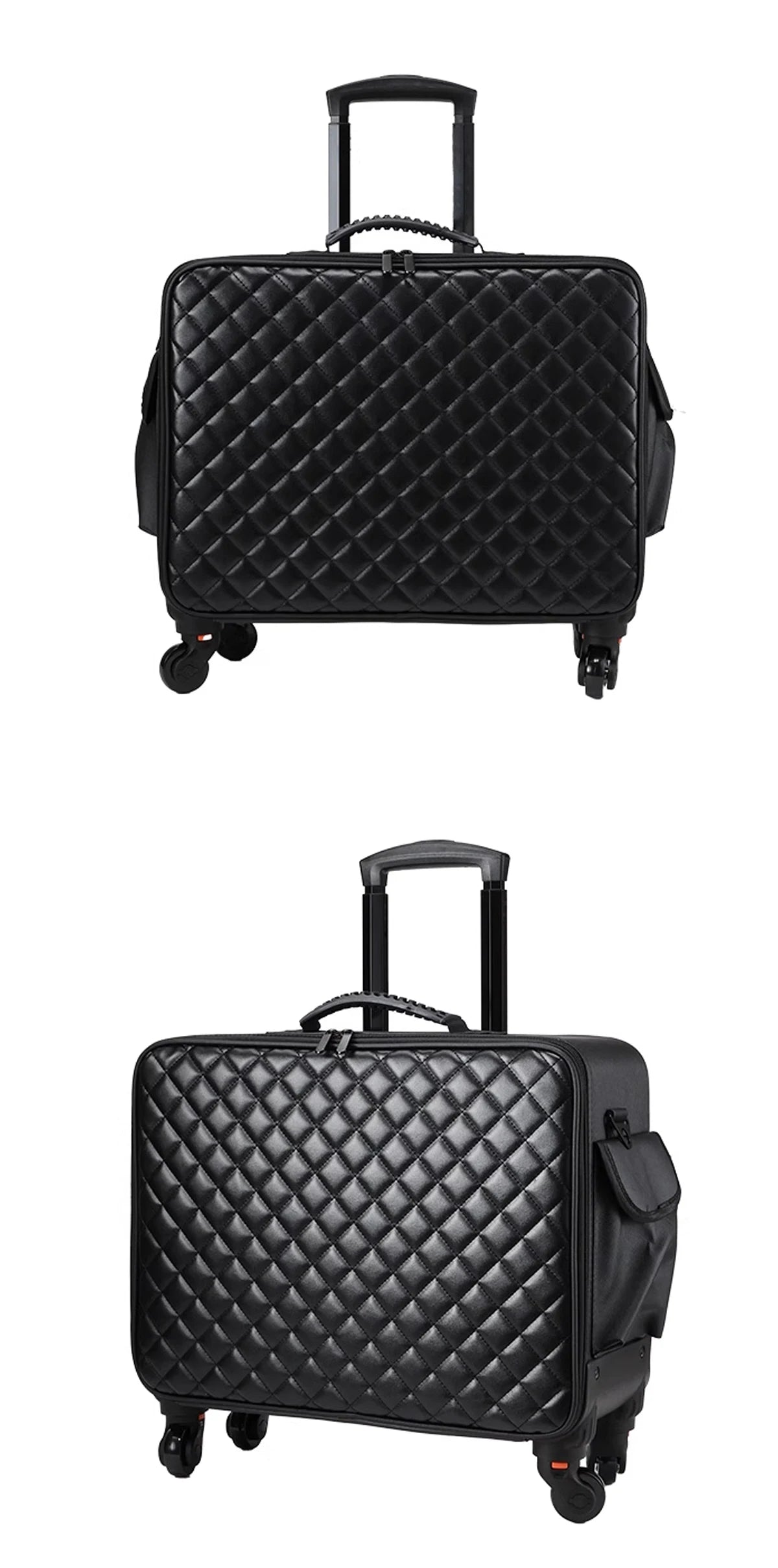 Travel Makeup Artist Bag Luggage Cosmetic Brush Storage with Wheels Beauty Tool Organizer Rolling Suitcase for Artists