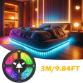 12LEDs/M LED Light Strip with Adhesive Adjustable Brightness RGB Color Changing Lights RGB Lighting USB 5V RGB LED Lights