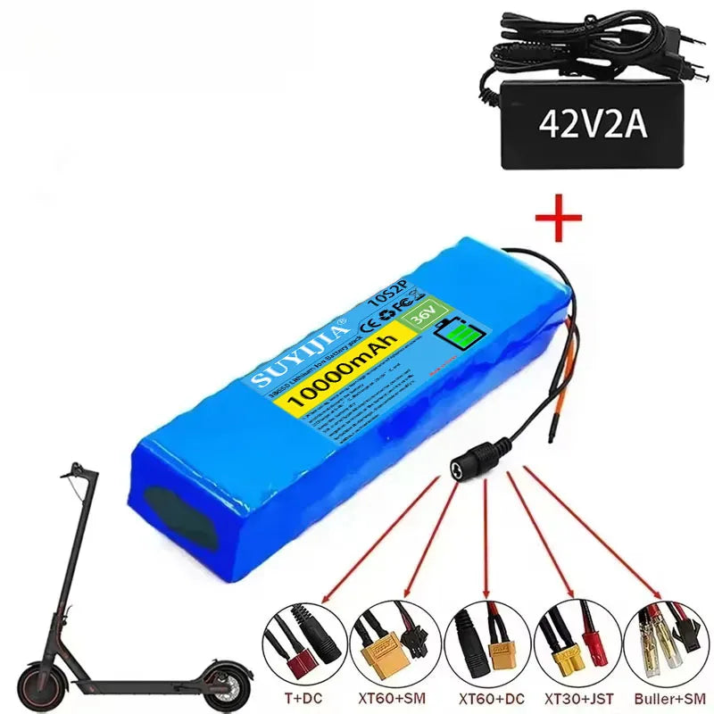 36V 10000mAh 10S2P 36V Electric Scooter Battery Lithium Electric Scooter 500W Electric Scooter Battery 36V 10S2P Battery