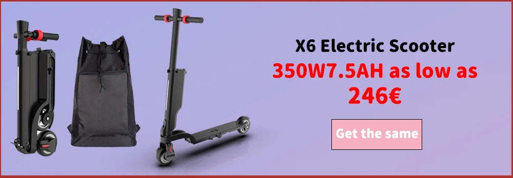 HUANCI X6 electric scooter adults Foldable electric kick scooters 350W scooters electric 36V 7.5A e scooter Smart APP escooters