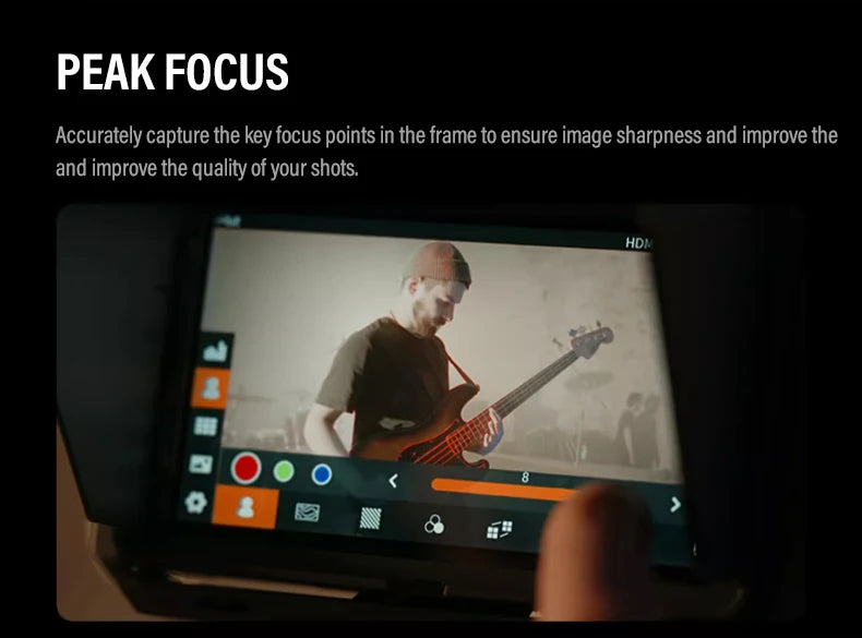 Viltrox DC-X3 DC-X2 4K Monitor Touch Screen Touch Screen Profissional 1080P Photographic HD FHD Portable Camera Monitor
