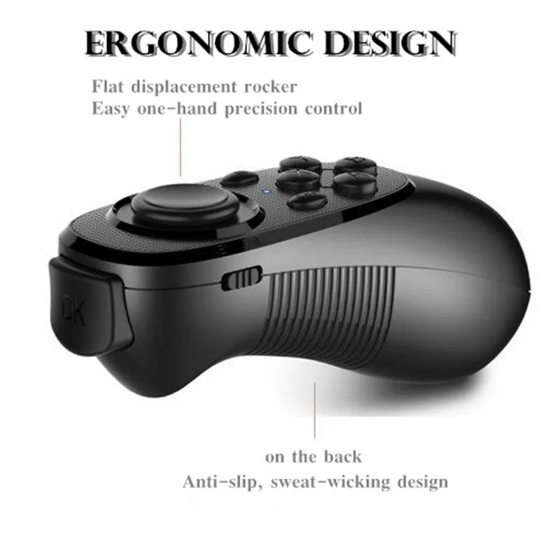 VR SHINECON Thousand Magic Mirror VR Glasses G04BS Bluetooth Headset Version 3D Virtual Reality Helmet Smartphone + Joystick