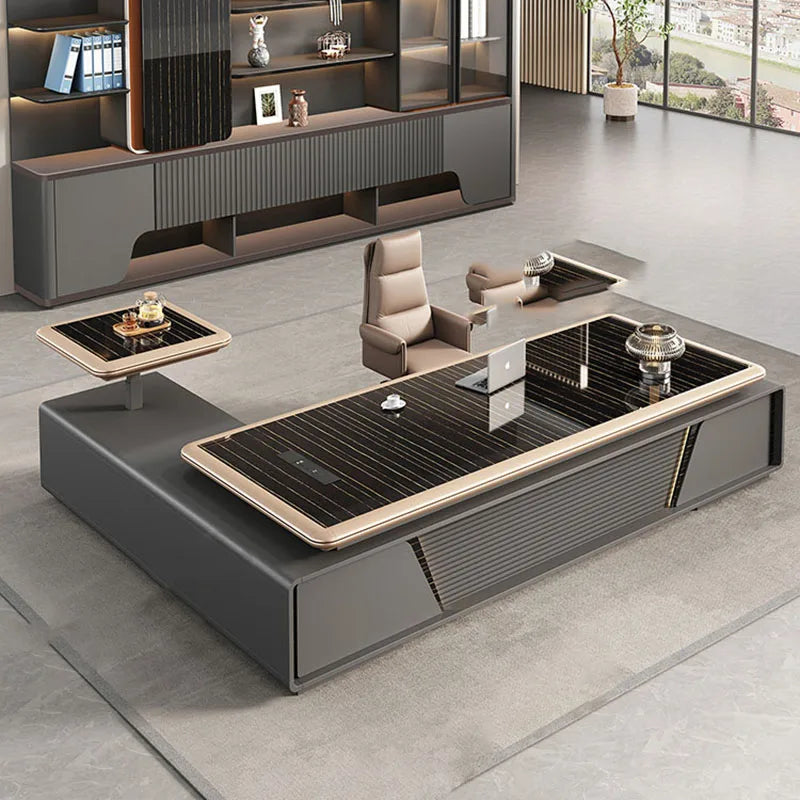 Bedroom Computer Office Desk Cheap Computer Gaming Drawer Conference Office Desk Reception Space Saving Tavolo Office Furniture