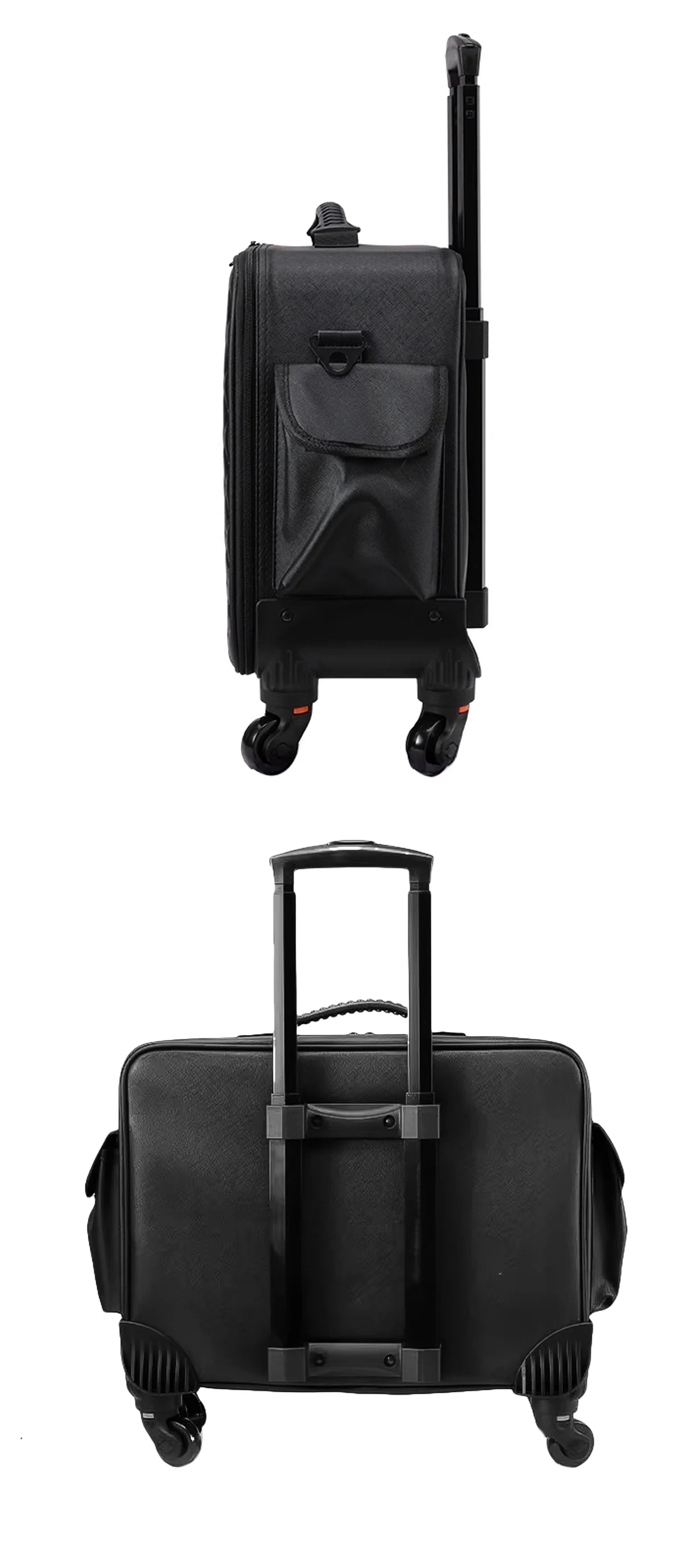 Travel Makeup Artist Bag Luggage Cosmetic Brush Storage with Wheels Beauty Tool Organizer Rolling Suitcase for Artists