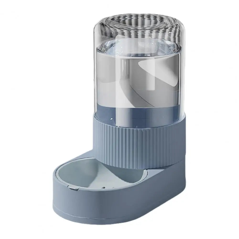 A  Automatic Cat Feeder Automatic Pet Feeder Water Dispenser Set for Cats Dogs 2-in-1 Food Bowl with Stainless Steel Insert