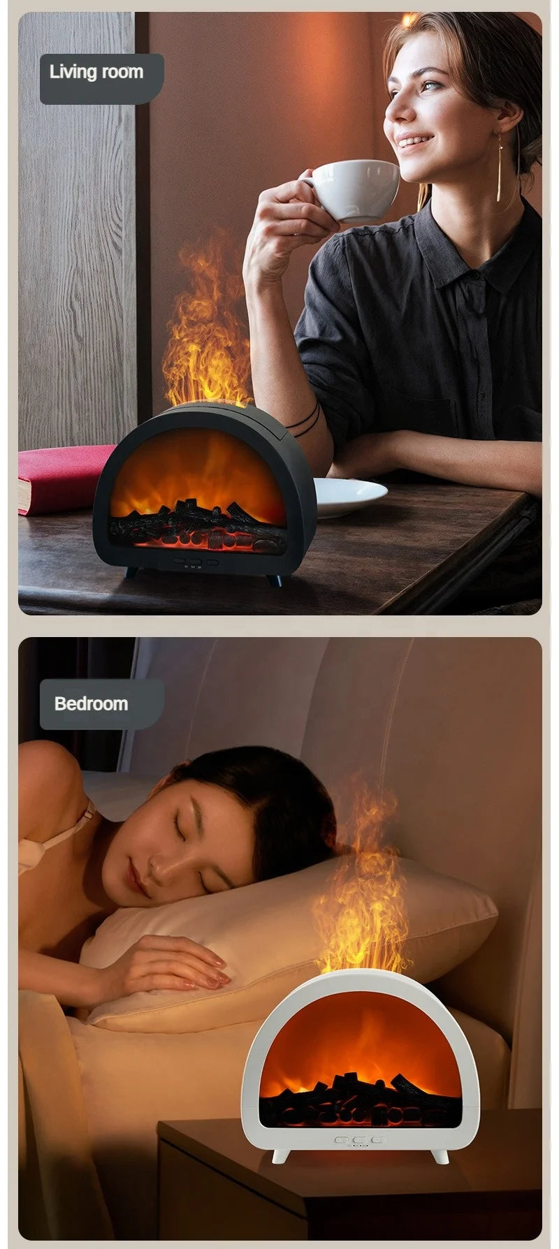 Aroma Essential Oil Diffuser Humidifier 200ML Ultrasonic Cool Mist 12-Color Changing Night Light with Remote for Home Use