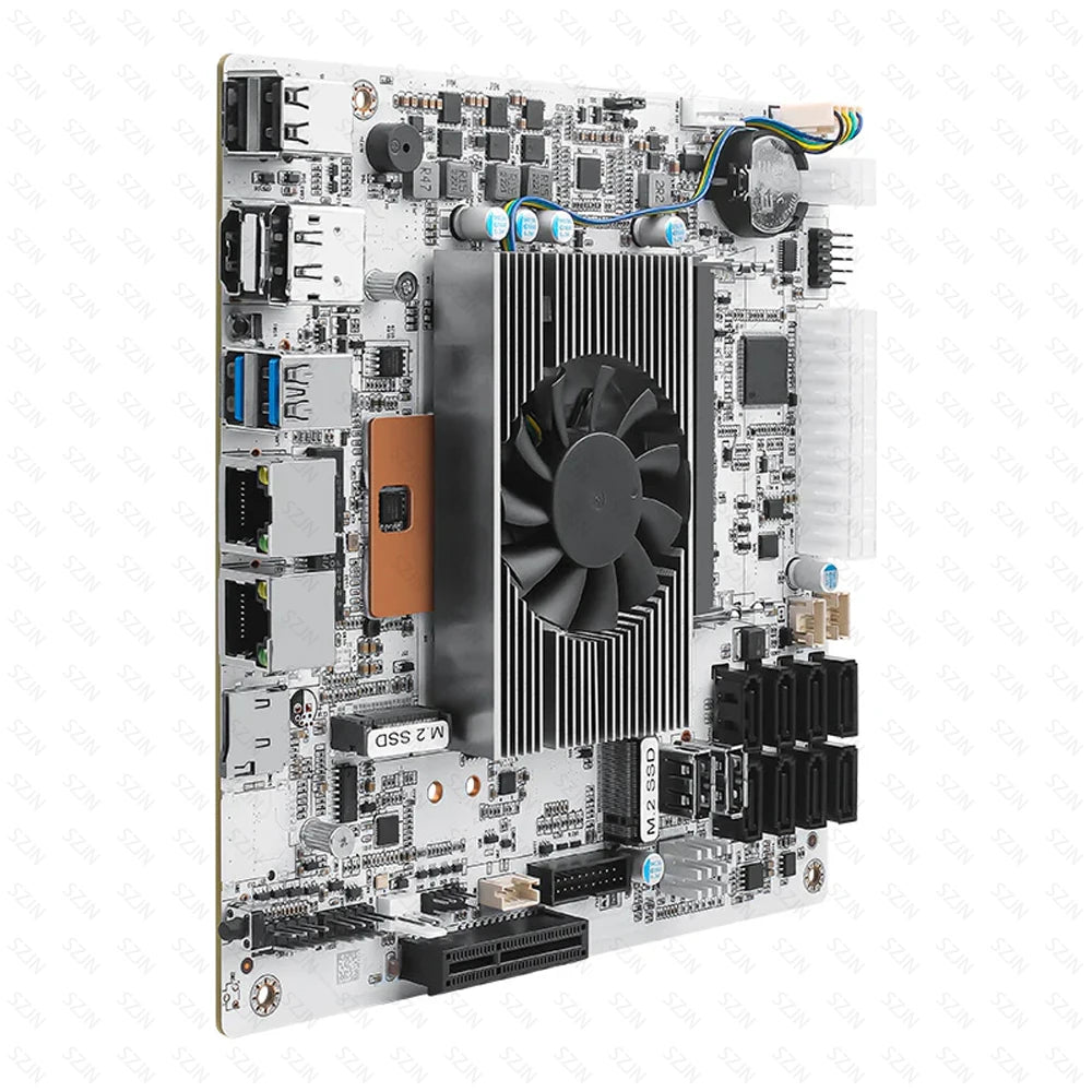 Nas Set Motherboard CPU Combo with Onboard I5-8265U ES Processor DDR4 8-32G 2400MHz Support 8*SATA3.0 2*M.2 NVME Low Power