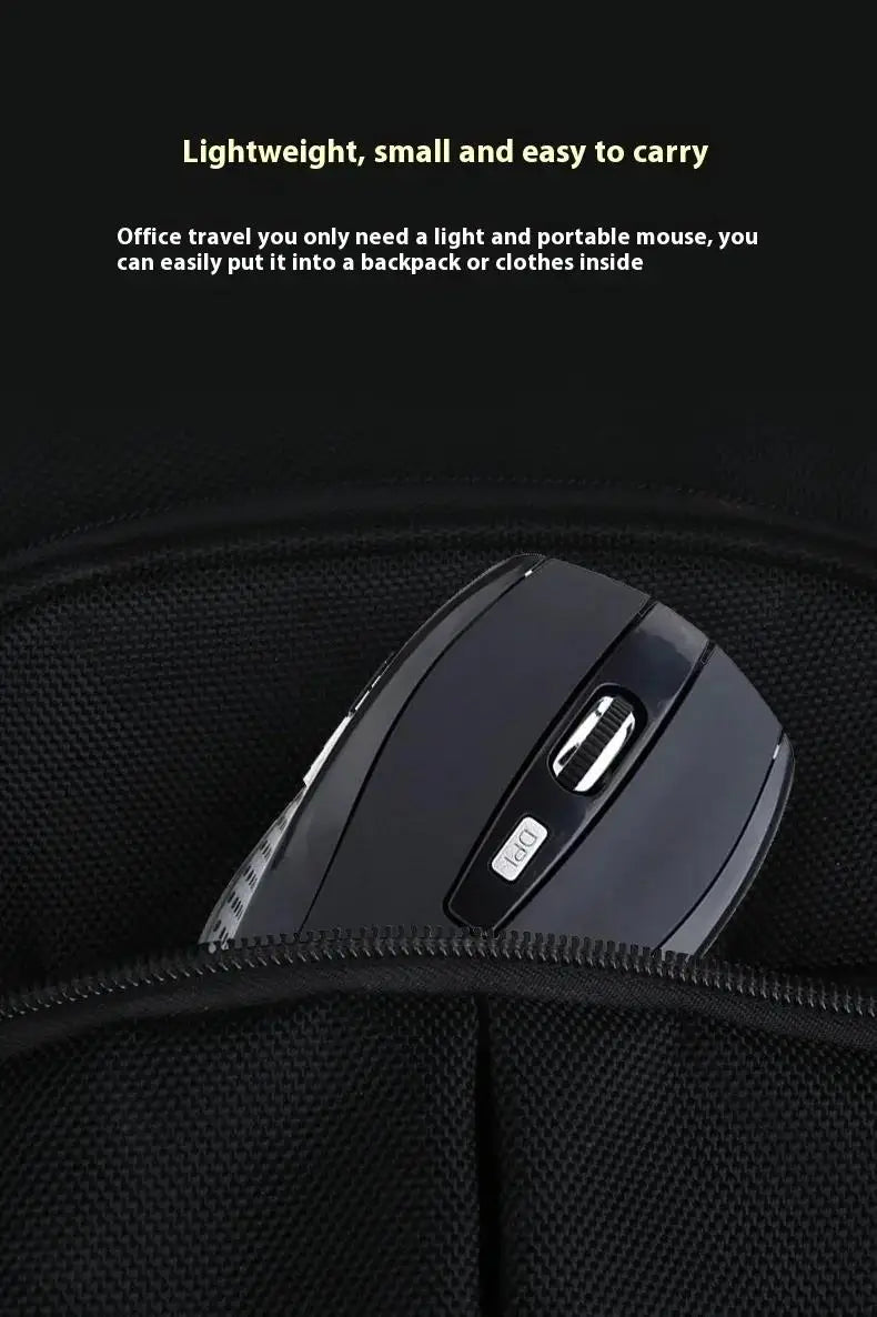 Wireless Mouse Silent Mouse 2.4GHz Portable Mobile Optical Office Mouse Adjustable 1600DPI Levels For Notebook PC Laptop Macbook