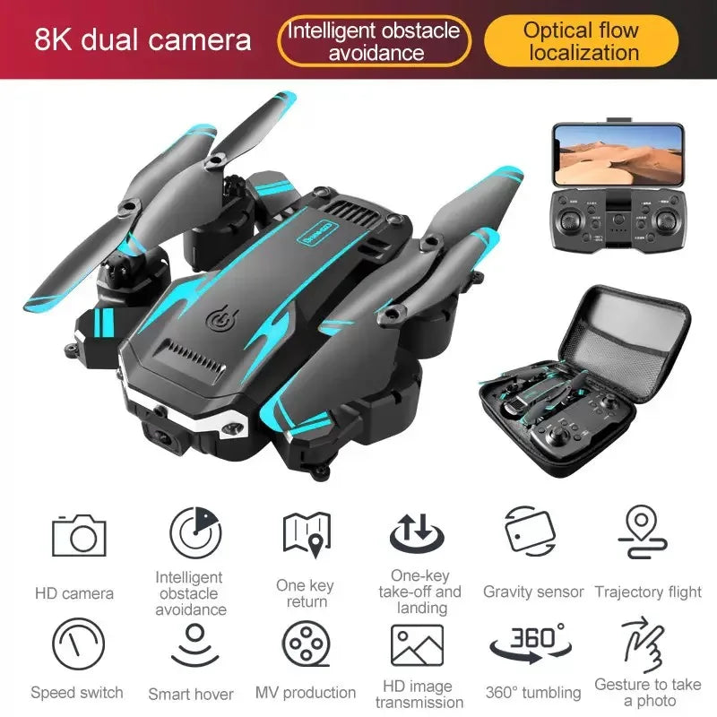 2026New origina S6 Drones Professional 8K HD Camera 5G GPS Obstacle Avoidance RC Helicopter Brushless With Screen Remote Control