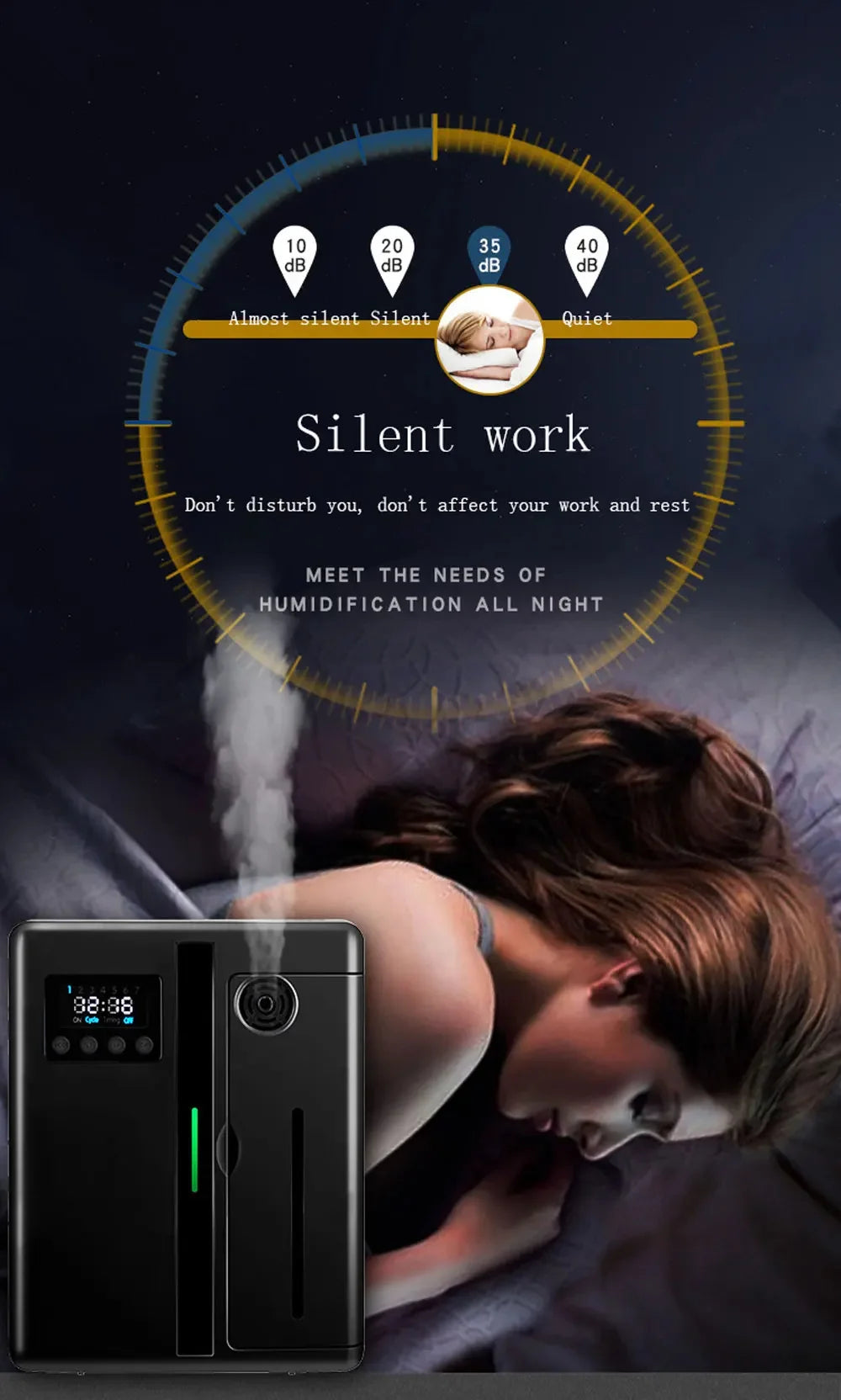 Fragrance Diffuser Coverage 300m³ Room Air Freshener Bluetooth Oil Diffuser For Essential Oil Electric Smell For Home Perfume