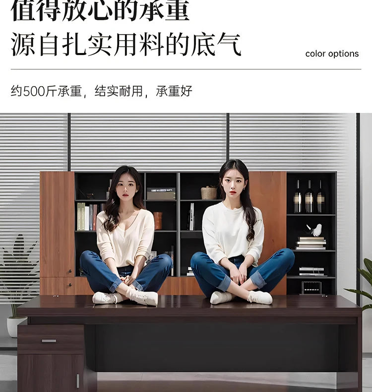 Cabinet Aesthetic Modern Desk Black Unique Gaming Computer Office Desk Design Writing Biurka Komputerowe Home Accessories