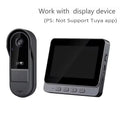 Wireless Intercom Doorbell Night Vision HD 4.3in LPS Screen Video Doorbell Camera Smart Home Security Visual Doorbell