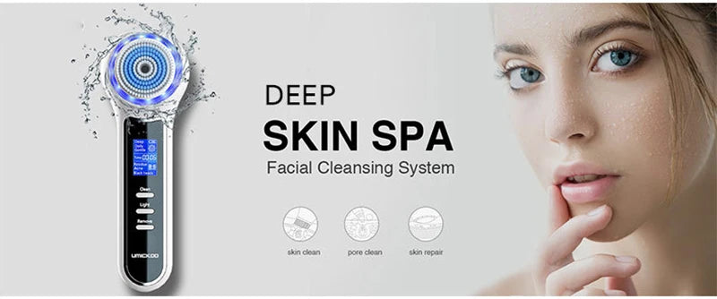 2025 NEW Facial cleansing brush multifunctional double-sided vacuum blackhead remover facial Pore cleansing skincare machine