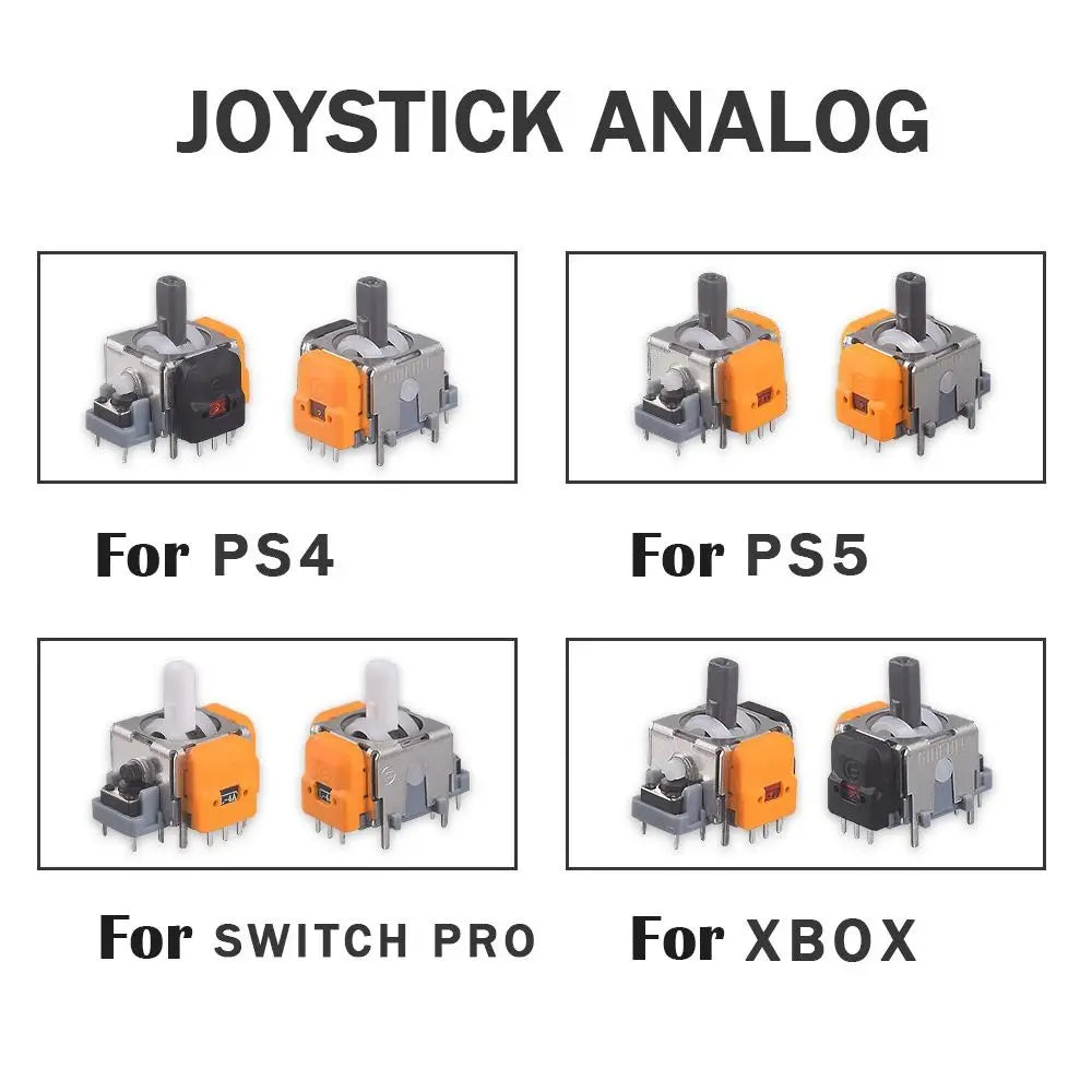 10PCS 3D Analog Sensor Hall Effect Joystick for Playstation 5 Game Controller Thumb Stick for PS5/PS4/Xbox/Switch Pro