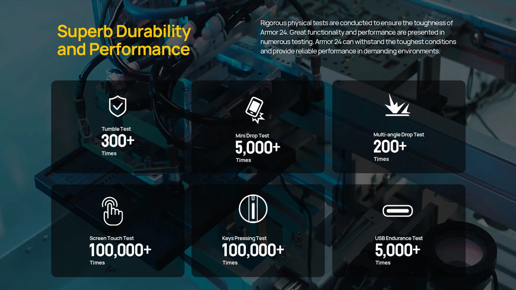 Ulefone Armor 24 Rugged Phone, 22000mAh, Up to 24GB + 256GB, 6.78 ", 120Hz Smartphone, 64MP + 64MP, NFC Phone, Global Version