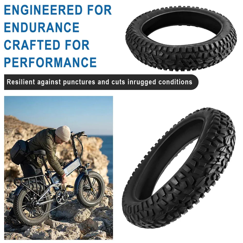 20×5.0 Fat Tire Widening Anti Skid Tyre Electric Bike All Terrain Fat Tires for Bicycle Off Road Tire Cycling Durable Parts