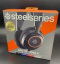 SteelSeries Arctis Nova 3 RGB Wired Gaming Headset the Lightweight Headphone with ClearCast Gen 2 Mic 360 Spatial Surround Sound