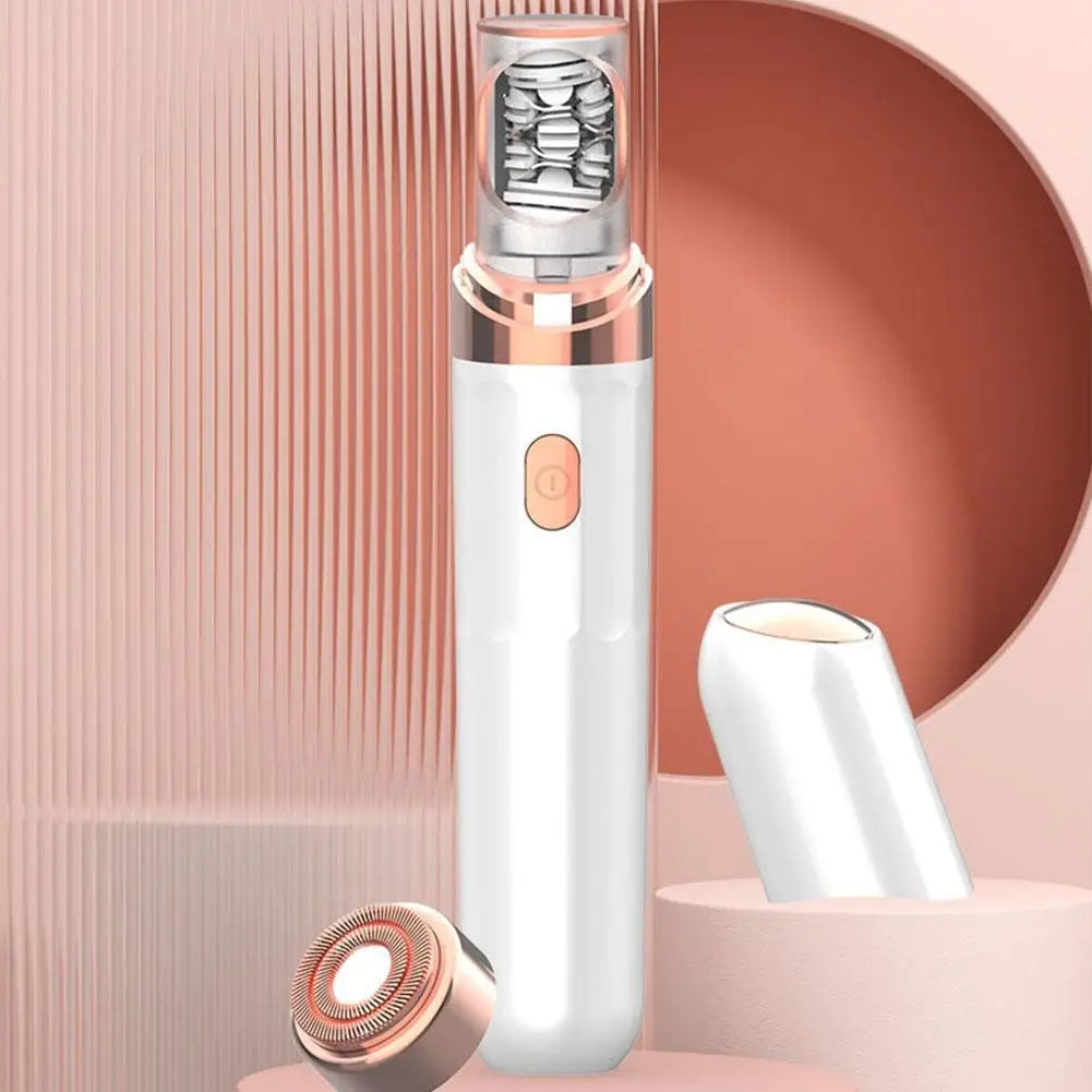 Electric Epilator & Shave 2-in-1 Electric Hair Removal Device For Women Painless Waterproof Private Parts & Facial Hair Removal