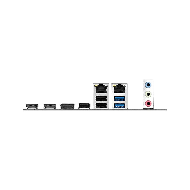 H610 ITX Motherboard Set With Core 12th/13th Gen CPU 2*16GB 32GB 3200Mhz DDR4 Memory Support 2LAN MS-Challenger DIY Kit