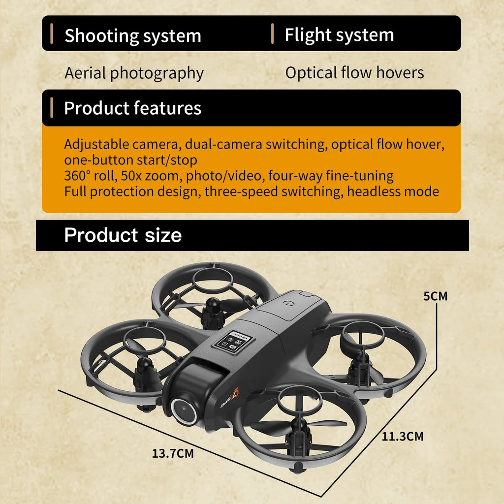 Lenovo Dual Camera Drone YL3 Aerial Photography Aircraft 5G WIFI Brushless Motor Remote Control Optical Flow Hover Aircraft Gift