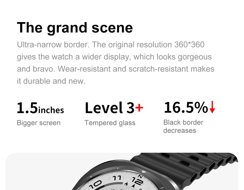 Smart Watch 7Ultra for Men ChatGPT Compass NFC 360*360 AMOLED Screen Heart Rate Monitor Bluetooth Call IP68 Waterproof Smartwat